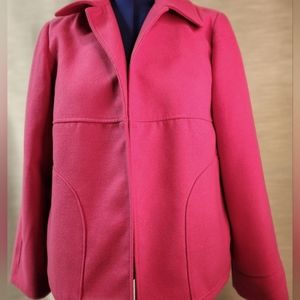Chico's warm rose color Woman's jacket coat size 2 Large/12